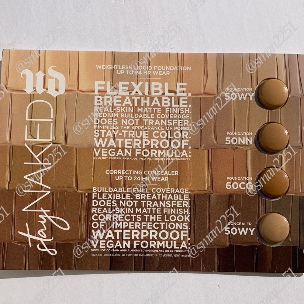 5️⃣/$25!💜Urban Decay Stay Naked Foundation & Concealer SEALED!